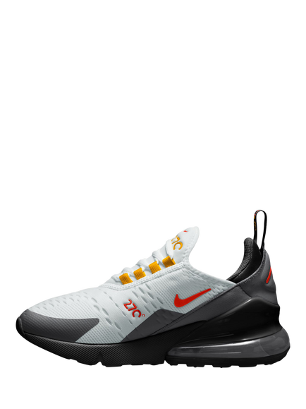 Nike Kids' Air Max 270 Trainers, Off White/Red - view 2, Off White/Red