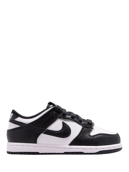 Nike Kids' Dunk Low Trainers, White/Black, White/Black