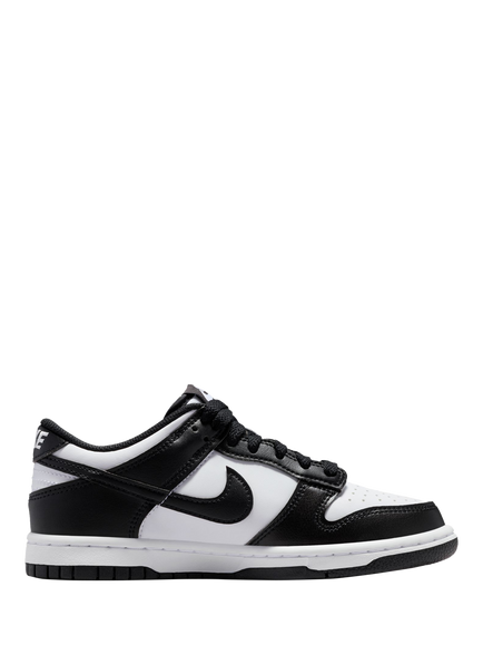 Nike Kids' Dunk Low Trainers, White/Black, White/Black