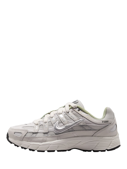 Nike Kids' P-6000 Trainers, Platinum/Silver - view 2, Platinum/Silver