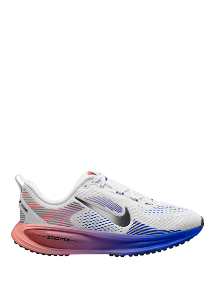 Nike Kids' Vomero 18 Big Kids' Road Running Trainers, Wh/Blk/Blue/Pnk, Wh/Blk/Blue/Pnk