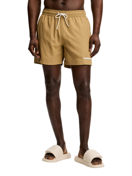 J.Lindeberg Banks Solid Swim Shorts, Kelp