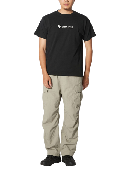 Snow Peak Logo T-Shirt, Black - view 2, Black