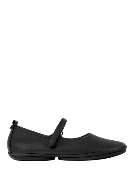 Camper Right Nina Leather Mary Janes, Black, Black