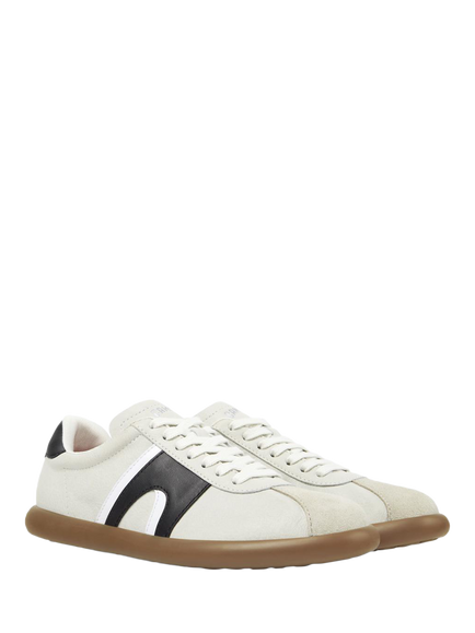 Campus Pelotas Soller Leather Lace Up Trainers, White - view 2, White