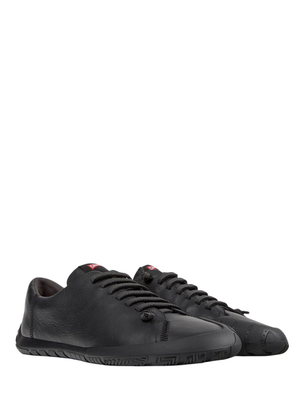 Camper Peu Path+ Leather Trainers - view 2, Black