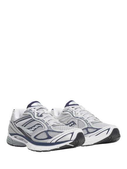 Saucony ProGrid Guide 7 Lace Up Trainers, Fog Naval - view 2, Fog Naval