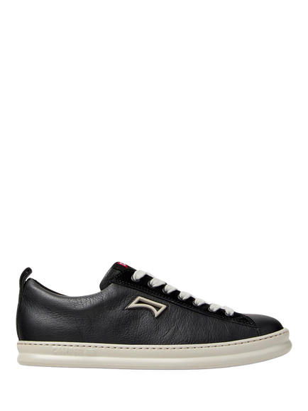 Camper Runner Four Leather Trainers, Black