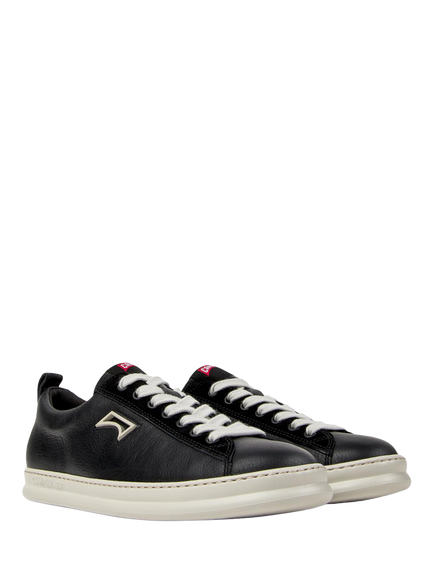 Camper Runner Four Leather Trainers - view 2, Black