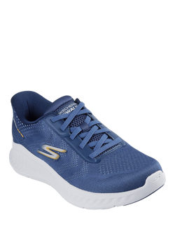 Skechers Hands Free Slip-ins GO WALK Now Payton Trainers, Navy - view 2, Navy