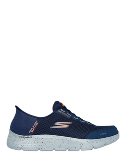 Skechers Hands Free Slip-Ins GO WALK Flex Trainers, Navy, Navy
