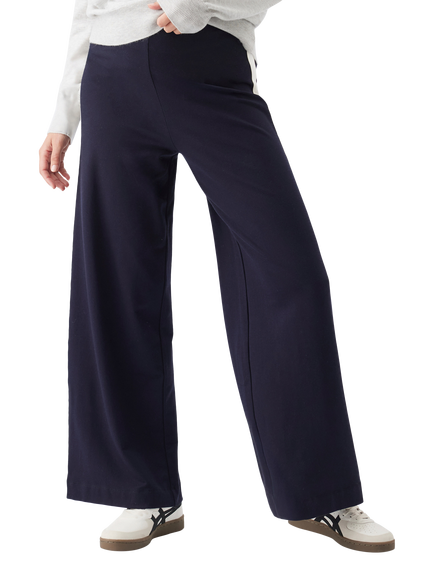 Ripe Ari Wide Leg Maternity Trousers, Midnight/White, Midnight/White