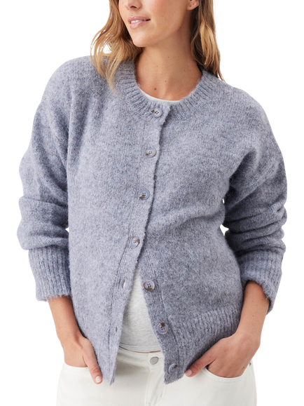 Ripe Ariana Button Down Maternity Cardigan, Ash Blue, Ash Blue