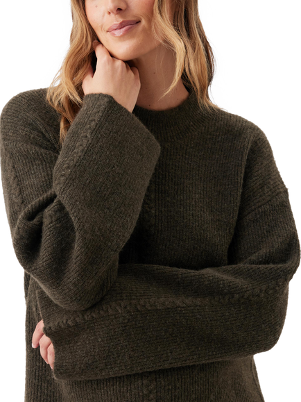 Ripe Starci Cable Knit Maternity Jumper - view 2, Khaki