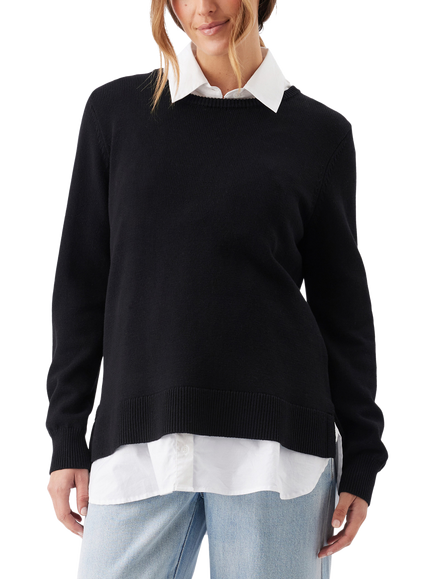 Ripe Tori Detachable Maternity and Nursing Jumper, Black/White, Black/White