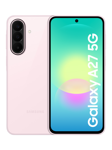 Samsung Galaxy A27 Smartphone, 6.7", Galaxy AI, 5G, SIM Free, Light Pink