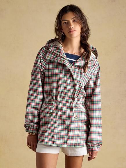 Joules Packable Waterproof Raincoat, Multi, Multi