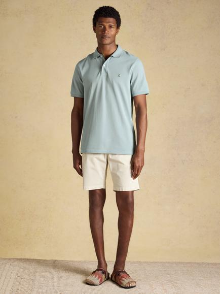 Joules Cotton Piqué Polo Shirt, Dusty Blue, Dusty Blue