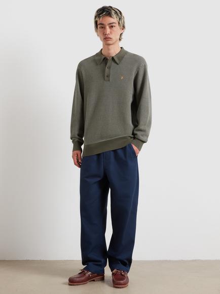 Farah Cotton Polo Shirt, Rosemary, Rosemary