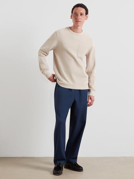 Farah Cotton Crew Neck T-Shirt, Putty - view 2, Putty