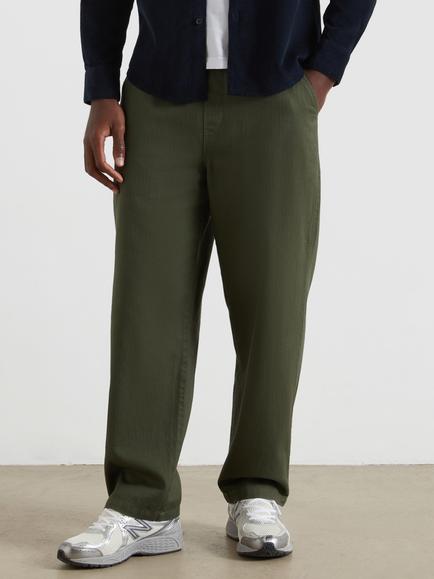 Farah Relaxed Fit Cotton Chinos, Rosemary, Rosemary
