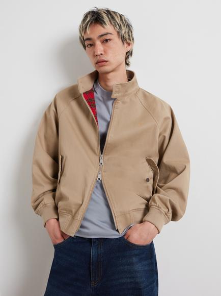 Farah Cotton Harrington Jacket, Beige