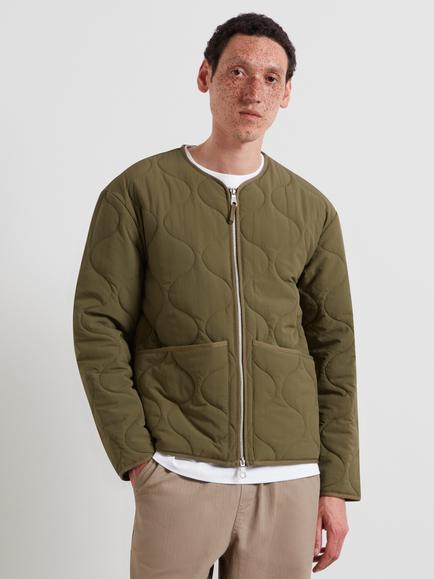 Farah Quilted Jacket, Olive Green