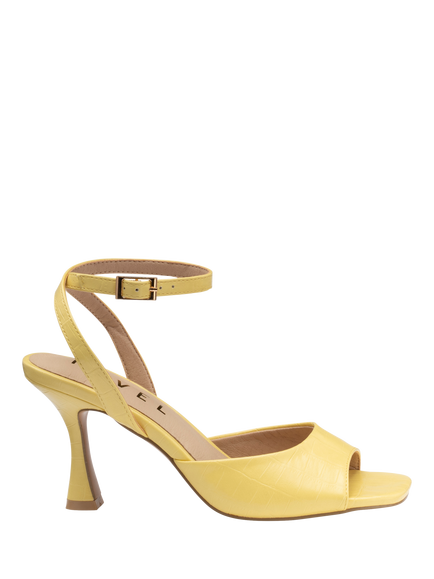 Ravel Holms Stiletto Heel Ankle Strap Sandals, Pale Yellow, Pale Yellow
