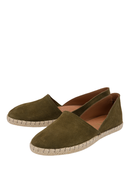 Ravel Pressen Suede Espadrilles - view 2, Khaki