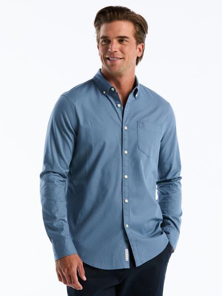 Original Penguin Cotton Rich Shirt, Copen Blue, Copen Blue