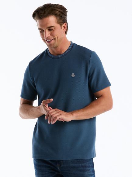 Original Penguin Cotton Rich Crew Neck T-Shirt, Sargasso Sea, Sargasso Sea