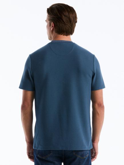 Original Penguin Cotton Rich Crew Neck T-Shirt, Sargasso Sea - view 2, Sargasso Sea