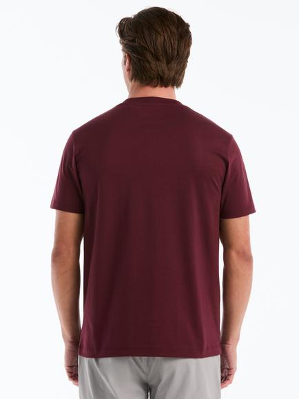 Original Penguin Cotton Regular Fit Short Sleeve T-Shirt - view 2, Red Burgundy