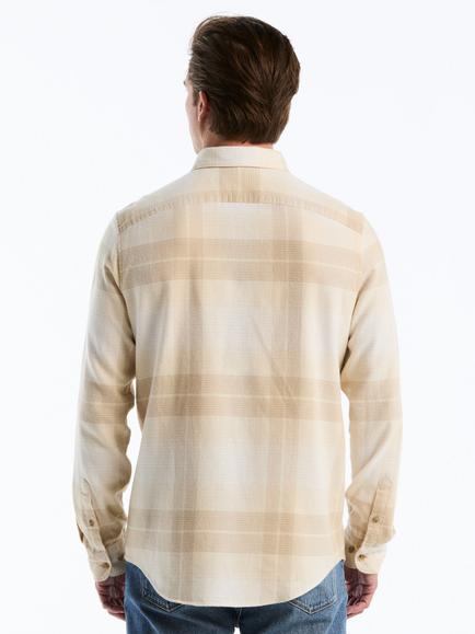 Original Penguin Cotton Overshirt, Birch - view 2, Birch