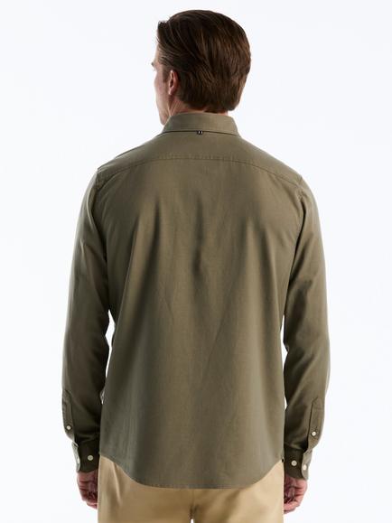 Original Penguin Cotton Rich Shirt, Dusty Olive - view 2, Dusty Olive
