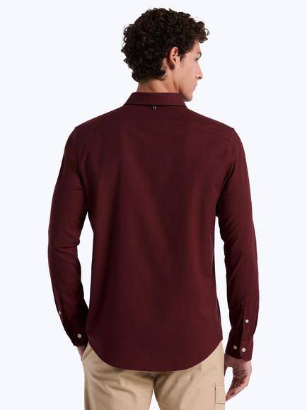 Original Penguin Cotton Blend Logo Shirt, Port Royale - view 2, Port Royale