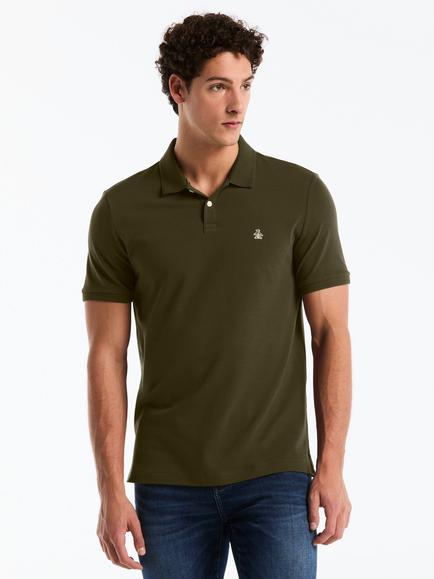 Original Penguin Cotton Rich Polo Shirt, Dusty Olive