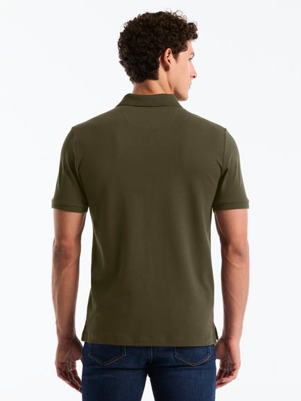 Original Penguin Cotton Rich Polo Shirt - view 2, Dusty Olive