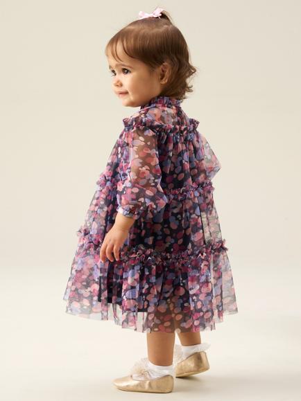 Angel & Rocket Kids' Cara Mesh Dress, Multi - view 2, Multi