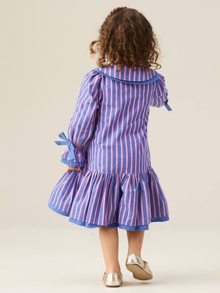Angel & Rocket Kids' Frankie Stripe Dress, Multi - view 2, Multi