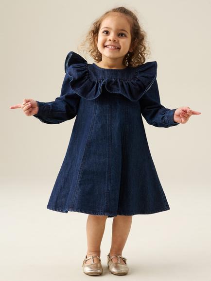 Angel & Rocket Baby Paige Denim Dress, Blue, Blue