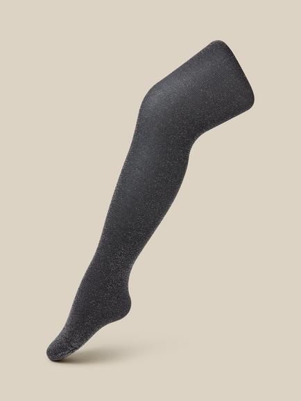 Monsoon Kids' Sparkled Glitter Tights, Black, Black