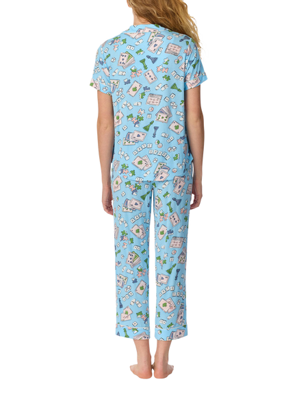 kate spade new york Game On Pyjamas, Blue - view 2, Blue