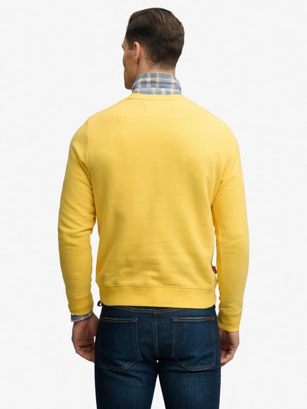 Superdry Coastal Relaxed Sweatshirt - view 2, Daffodil Yellow