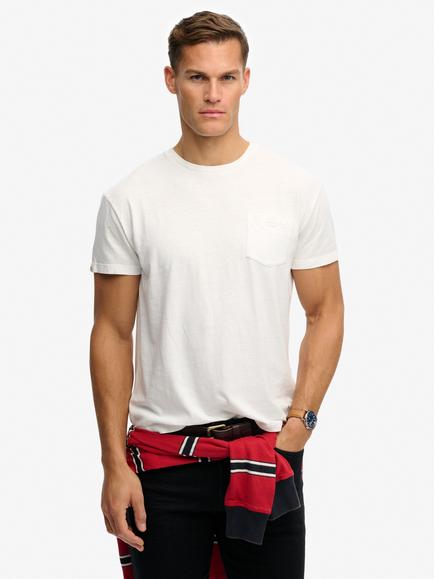 Superdry Classic Pocket T-Shirt, Lime White