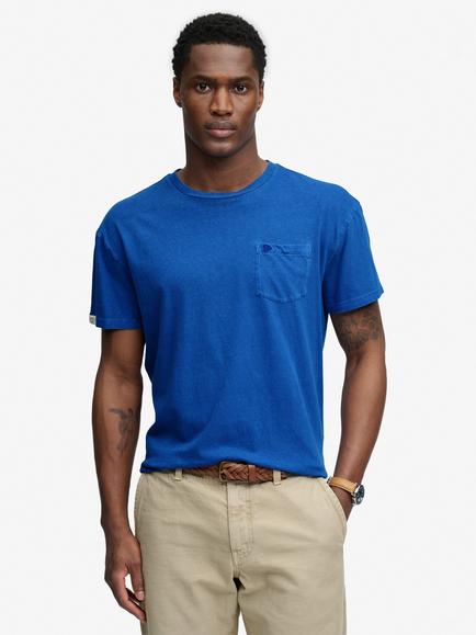 Superdry Classic Pocket T-Shirt, Serge Blue