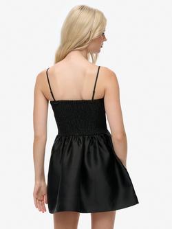 Superdry Corset Cami Mini Dress, Black - view 2, Black