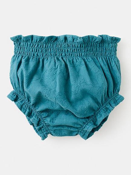 Mango Baby Smocked Bloomers, Green, Green