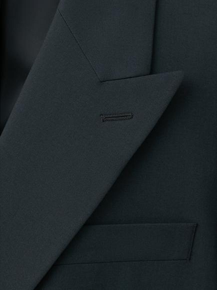 Mango Double Breasted Blazer, Navy - view 2, Navy