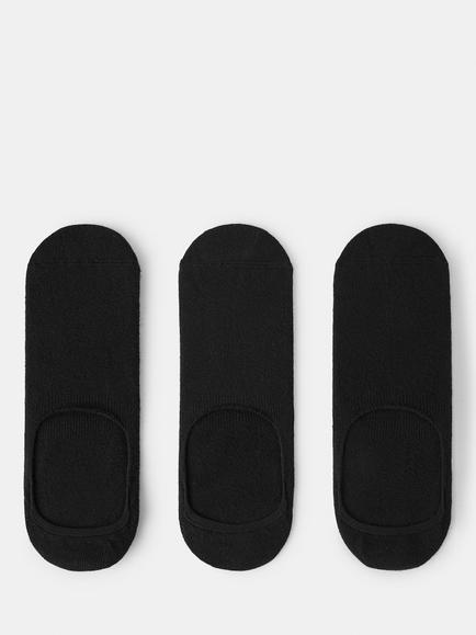 Mango Cotton Rich Socks, Black, Black
